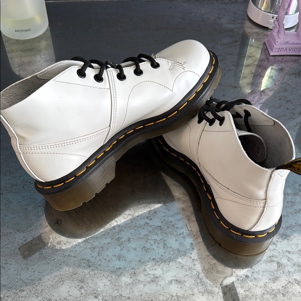 Dr. Martens White Church Boots - Picture 2 of 4